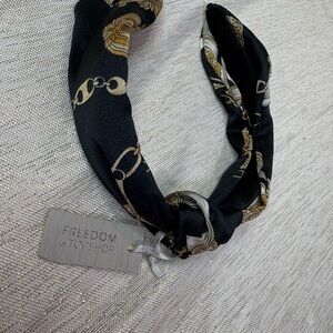 Black and Gold Headband topshop NWT